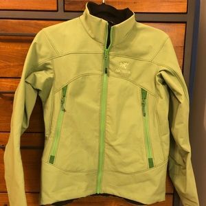 Arcteryx fleece-lined, water resistant jacket